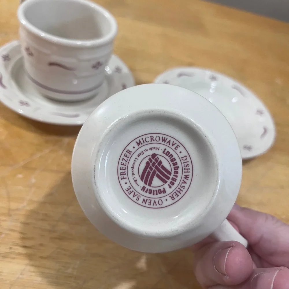 Longaberger pottery woven